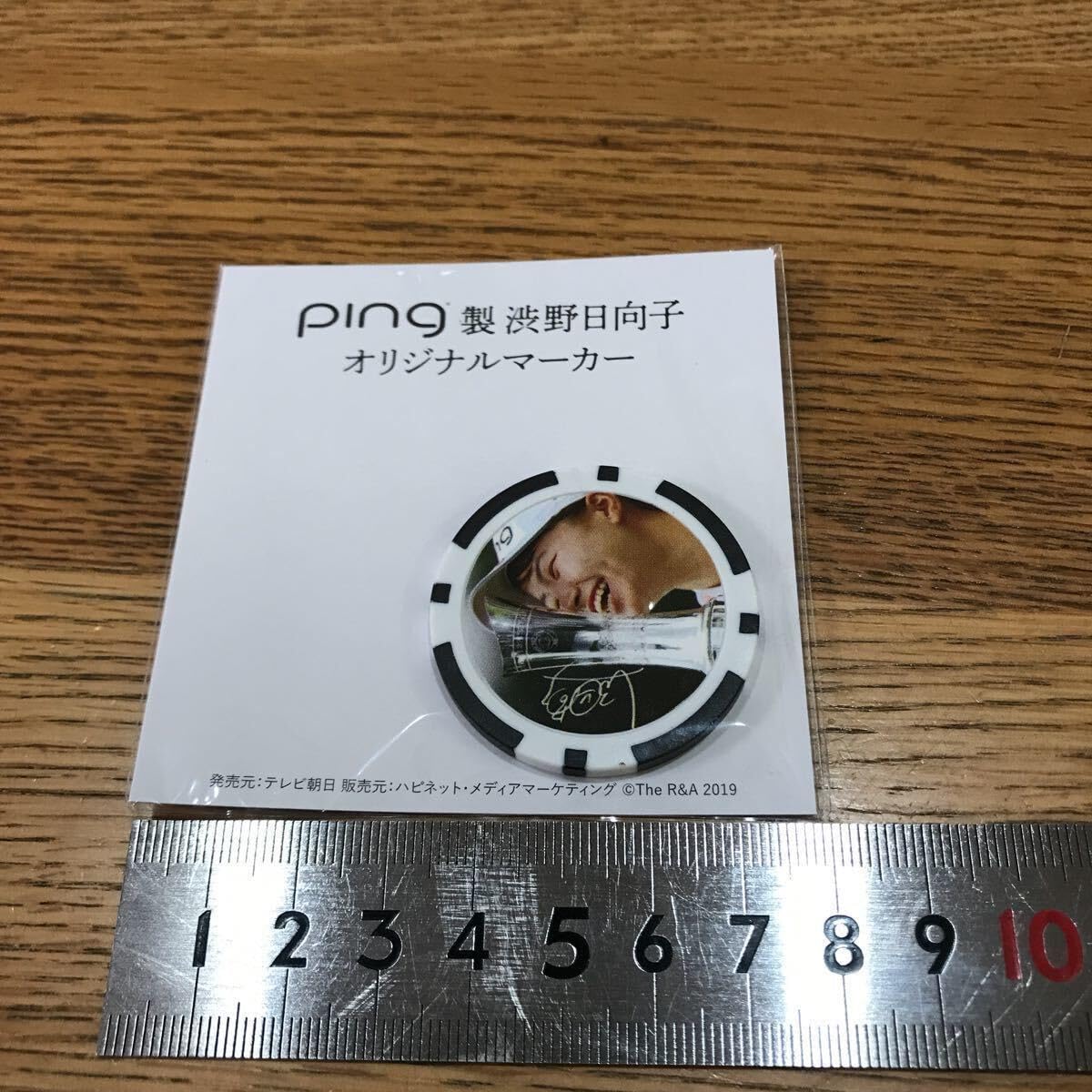 Amazon.co.jp: Ping 渋野日向子 ゴルフボールマーカー 黒系